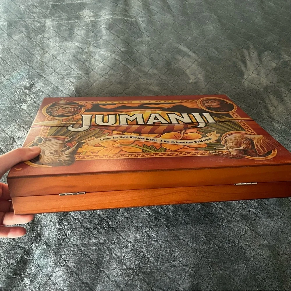 Jumanji Board Game - Classic Adventure in Red and Orange‎